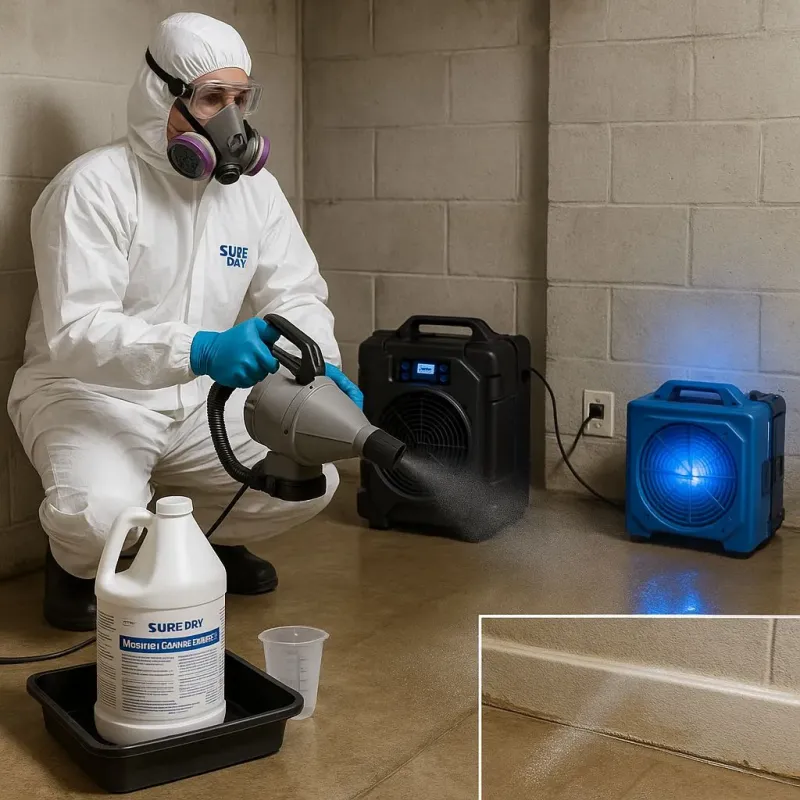 Sanitization and Odor Removal process in Saukville, WI